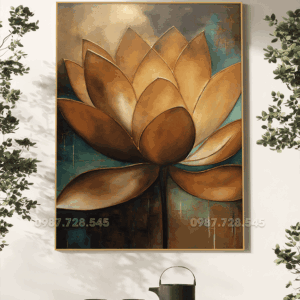 Lotus Flower Painting - ST - 0308