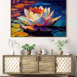 Lotus Flower Painting - ST1111 - 04