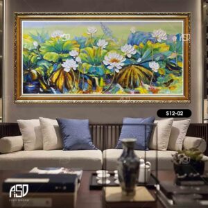 Lotus Flower Painting - ST12 - 02