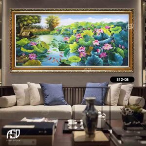 Lotus Flower Painting - ST12 - 08