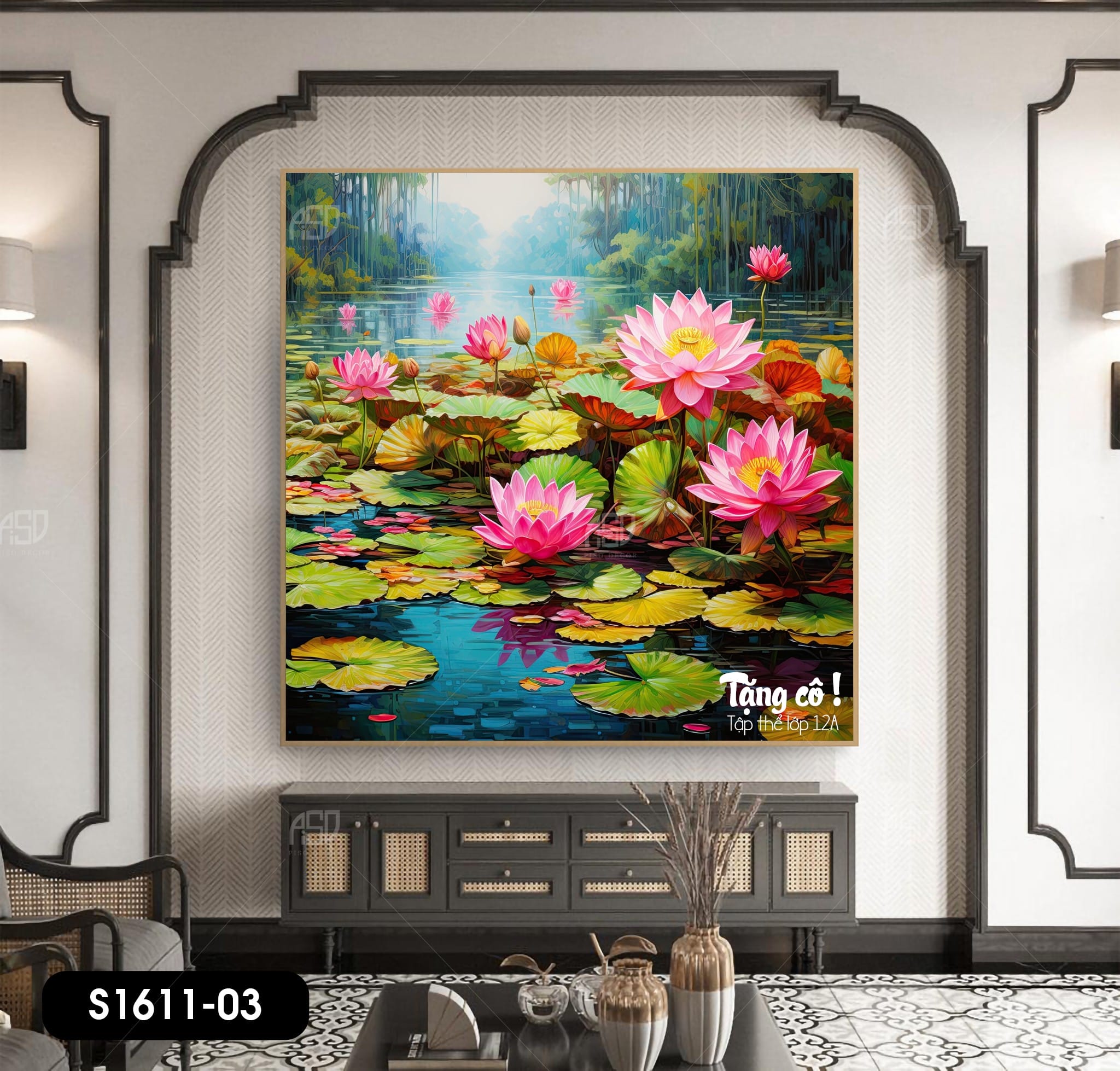 Lotus Flower Painting - ST1611 - 03