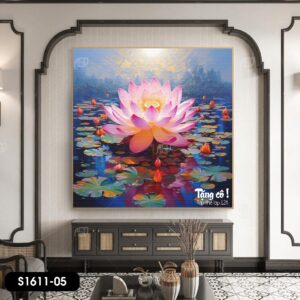 Lotus Flower Painting - ST1611 - 05