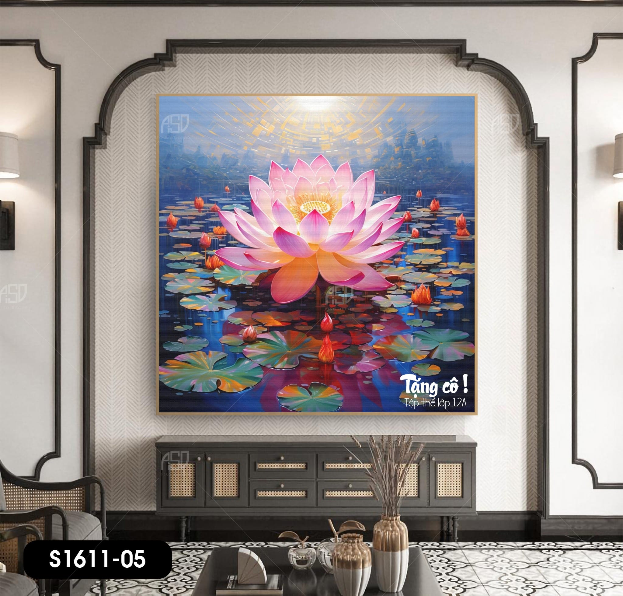 Lotus Flower Painting - ST1611 - 05