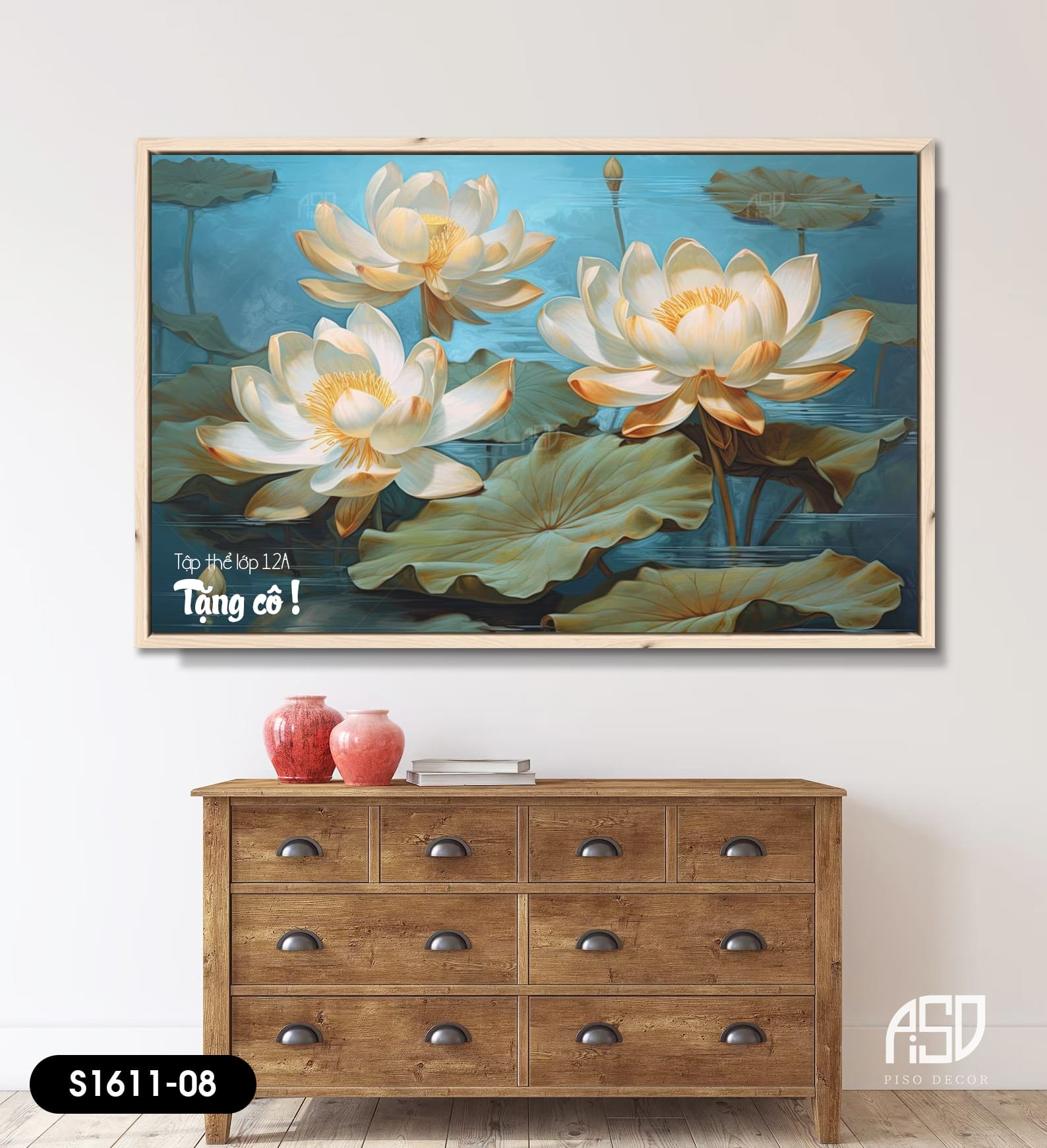 Lotus Flower Painting - ST1611 - 08