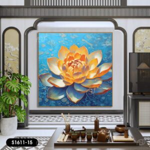 Lotus Flower Painting - ST1611 - 15