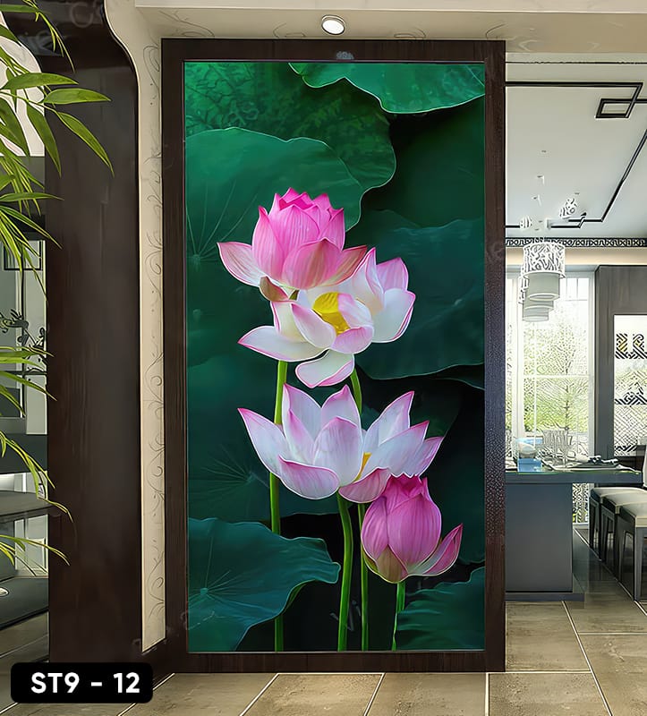 Lotus Flower Painting - ST9 - 12
