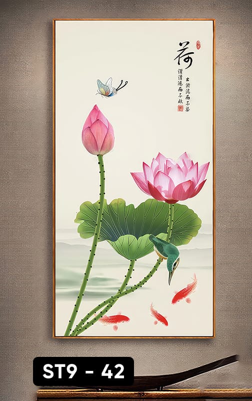 Lotus Flower Painting - ST9 - 42