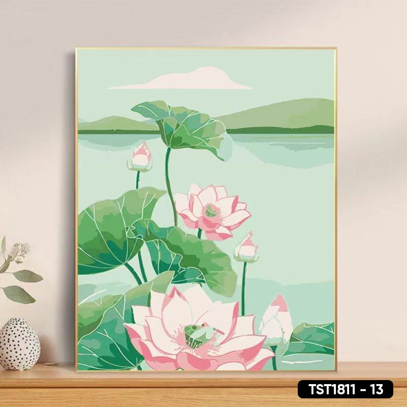 Lotus Flower Painting - TST1811 - 13