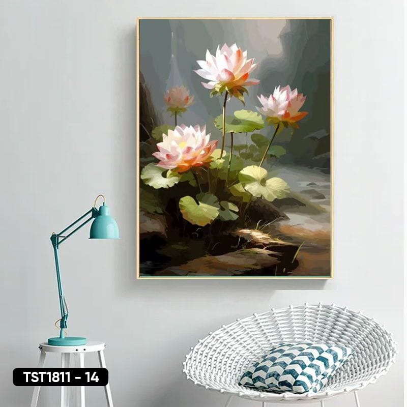 Lotus Flower Painting - TST1811 - 14