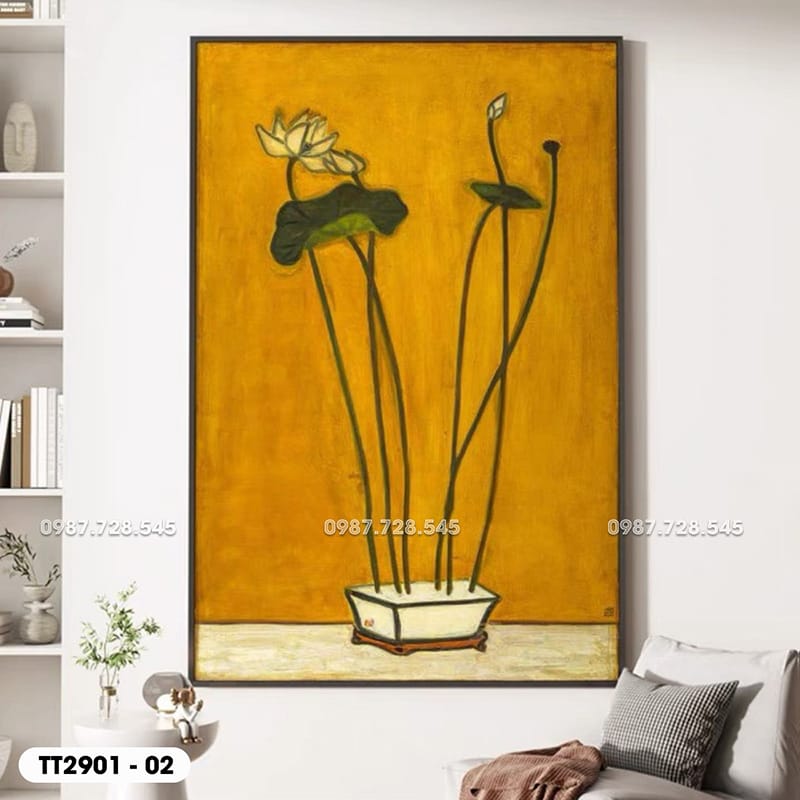 Lotus Flower Painting - TT2901 - 02