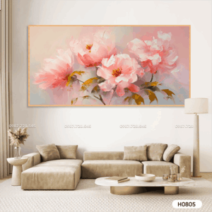 Floral Painting for Bedroom Decoration - H0805