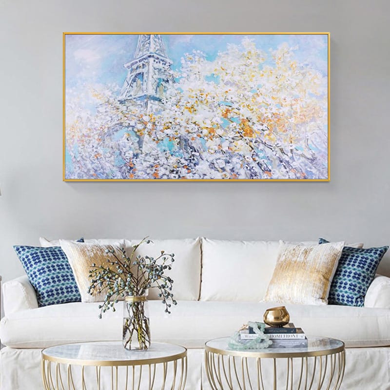 Painting of Flowers in Paris