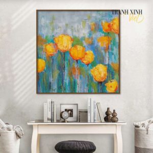 Blue Flower Painting