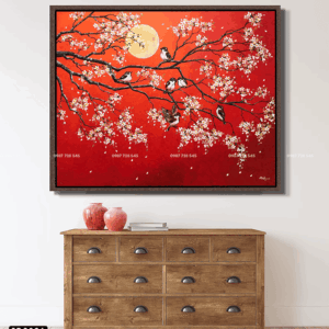 Indochine Painting for Living Room Decoration - SD0806